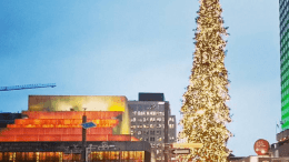 le géant sapin de Noël de Montréal
